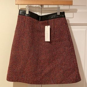 Sandro skirt in Tweed sparkle red size 1